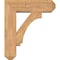 Ekena Millwork Imperial Craftsman Smooth Bracket w/ Offset Brace, Western Red Cedar, 7 1/2"W x 24"D x 28"H BKT0806X24X28IMP04SWR - alternate 2